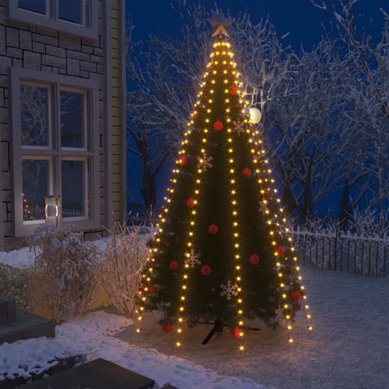 Weihnachtsbaum-Lichternetz mit 300 LEDs 300 cm Weihnachtsbaum-Lichternetz mit 300 LEDs 300 cm