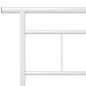 Bettgestell Weiß Metall 120x200 cm Bettgestell Weiß Metall 120x200 cm