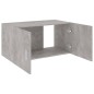 Wandschrank Betongrau 80 x 39 x 40 cm Holzwerkstoff Wandschrank Betongrau 80 x 39 x 40 cm Holzwerkstoff