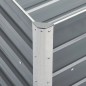 Garten-Hochbeet Verzinkter Stahl 240×40×77 cm Grau Garten-Hochbeet Verzinkter Stahl 240×40×77 cm Grau