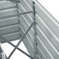 Garten-Hochbeet Verzinkter Stahl 240×40×77 cm Grau Garten-Hochbeet Verzinkter Stahl 240×40×77 cm Grau