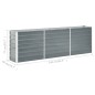 Garten-Hochbeet Verzinkter Stahl 240×40×77 cm Grau Garten-Hochbeet Verzinkter Stahl 240×40×77 cm Grau