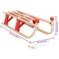 Klappschlitten Holz 110 cm Klappschlitten Holz 110 cm