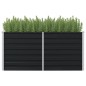 Hochbeet Anthrazit 160 x 80 x 77 cm Verzinkter Stahl Hochbeet Anthrazit 160 x 80 x 77 cm Verzinkter Stahl