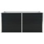 Hochbeet Anthrazit 160 x 80 x 77 cm Verzinkter Stahl Hochbeet Anthrazit 160 x 80 x 77 cm Verzinkter Stahl