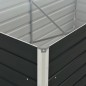 Hochbeet Anthrazit 160 x 80 x 77 cm Verzinkter Stahl Hochbeet Anthrazit 160 x 80 x 77 cm Verzinkter Stahl
