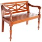 Batavia-Sitzbank 98 cm Mahagoni Massivholz Dunkelbraun Batavia-Sitzbank 98 cm Mahagoni Massivholz Dunkelbraun