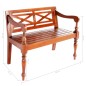 Batavia-Sitzbank 98 cm Mahagoni Massivholz Dunkelbraun Batavia-Sitzbank 98 cm Mahagoni Massivholz Dunkelbraun