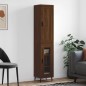 vidaXL Highboard Braun Eichen-Optik 34,5x34x180 cm Holzwerkstoff vidaXL Highboard Braun Eichen-Optik 34,5x34x180 cm Holzwerkstoff