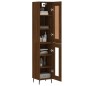 vidaXL Highboard Braun Eichen-Optik 34,5x34x180 cm Holzwerkstoff vidaXL Highboard Braun Eichen-Optik 34,5x34x180 cm Holzwerkstoff