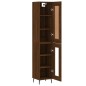 vidaXL Highboard Braun Eichen-Optik 34,5x34x180 cm Holzwerkstoff vidaXL Highboard Braun Eichen-Optik 34,5x34x180 cm Holzwerkstoff