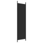 vidaXL 3-tlg. Paravent Schwarz 150x200 cm Stoff vidaXL 3-tlg. Paravent Schwarz 150x200 cm Stoff