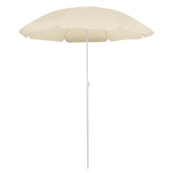 vidaXL Sonnenschirm mit Stahlmast Sandfarben 180 cm 