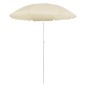 vidaXL Sonnenschirm mit Stahlmast Sandfarben 180 cm vidaXL Sonnenschirm mit Stahlmast Sandfarben 180 cm