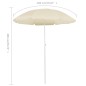 vidaXL Sonnenschirm mit Stahlmast Sandfarben 180 cm vidaXL Sonnenschirm mit Stahlmast Sandfarben 180 cm