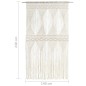 Makramee Vorhang 140x240 cm Baumwolle Makramee Vorhang 140x240 cm Baumwolle