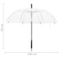 Regenschirm Transparent 100 cm Regenschirm Transparent 100 cm
