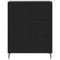 vidaXL Highboard Schwarz 69,5x34x180 cm Holzwerkstoff vidaXL Highboard Schwarz 69,5x34x180 cm Holzwerkstoff