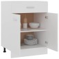 vidaXL Schubunterschrank Weiß 60x46x81,5 cm Holzwerkstoff vidaXL Schubunterschrank Weiß 60x46x81,5 cm Holzwerkstoff