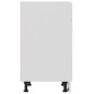 vidaXL Schubunterschrank Weiß 60x46x81,5 cm Holzwerkstoff vidaXL Schubunterschrank Weiß 60x46x81,5 cm Holzwerkstoff