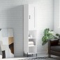 Highboard Weiß 34,5x34x180 cm Holzwerkstoff Highboard Weiß 34,5x34x180 cm Holzwerkstoff