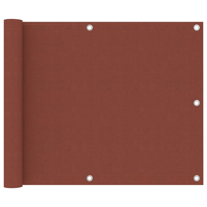 vidaXL Balkon-Sichtschutz Terracotta-Rot 75x500 cm Oxford-Gewebe vidaXL Balkon-Sichtschutz Terracotta-Rot 75x500 cm Oxford-Gewebe