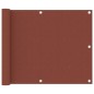 vidaXL Balkon-Sichtschutz Terracotta-Rot 75x500 cm Oxford-Gewebe vidaXL Balkon-Sichtschutz Terracotta-Rot 75x500 cm Oxford-Gewebe