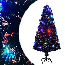 Künstlicher Weihnachtsbaum mit Ständer/LED 150 cm Fiberoptik