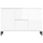 Sideboard Hochglanz-Weiß 104x35x70 cm Holzwerkstoff Sideboard Hochglanz-Weiß 104x35x70 cm Holzwerkstoff