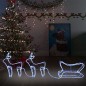 vidaXL Weihnachtsdekoration Rentiere und Schlitten Outdoor 576 LEDs vidaXL Weihnachtsdekoration Rentiere und Schlitten Outdoor 576 LEDs