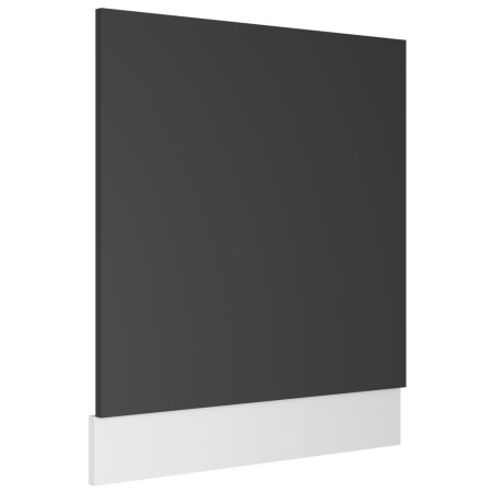 Geschirrspülerblende Grau 59,5x3x67 cm Holzwerkstoff
