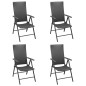Gartenstühle 4 Stk. Poly Rattan Schwarz Gartenstühle 4 Stk. Poly Rattan Schwarz