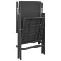 Gartenstühle 4 Stk. Poly Rattan Schwarz Gartenstühle 4 Stk. Poly Rattan Schwarz