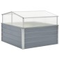 Gewächshaus Grau Verzinkter Stahl 100×100×85 cm Gewächshaus Grau Verzinkter Stahl 100×100×85 cm
