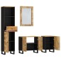 4-tlg. Badmöbel-Set Massivholz Mango 4-tlg. Badmöbel-Set Massivholz Mango