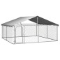 Outdoor-Hundezwinger mit Dach 300x300x150 cm Outdoor-Hundezwinger mit Dach 300x300x150 cm