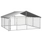 Outdoor-Hundezwinger mit Dach 300x300x150 cm Outdoor-Hundezwinger mit Dach 300x300x150 cm
