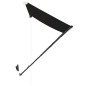 Einziehbare Markise mit LED 150×150 cm Anthrazit Einziehbare Markise mit LED 150×150 cm Anthrazit