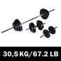 vidaXL Langhantel +2 Kurzhantelset 30,5kg vidaXL Langhantel +2 Kurzhantelset 30,5kg