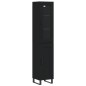 vidaXL Highboard Schwarz 34,5x34x180 cm Holzwerkstoff vidaXL Highboard Schwarz 34,5x34x180 cm Holzwerkstoff