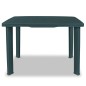 Gartentisch Grün 101 x 68 x 72 cm Kunststoff Gartentisch Grün 101 x 68 x 72 cm Kunststoff