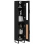 vidaXL Highboard Schwarz 34,5x34x180 cm Holzwerkstoff vidaXL Highboard Schwarz 34,5x34x180 cm Holzwerkstoff