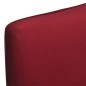 6 Stk. Bordeaux Stuhlhussen Gerade Dehnbar 6 Stk. Bordeaux Stuhlhussen Gerade Dehnbar