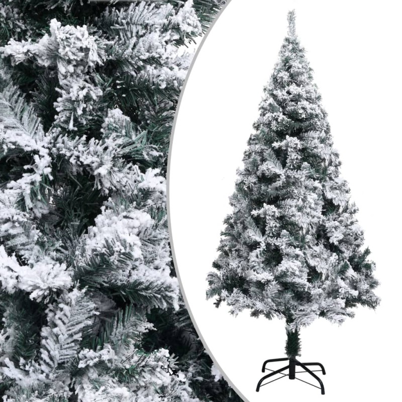 Künstlicher Weihnachtsbaum Beschneit Grün 150 cm PVC Künstlicher Weihnachtsbaum Beschneit Grün 150 cm PVC