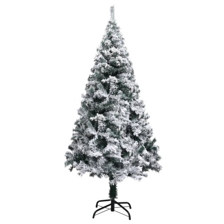 Künstlicher Weihnachtsbaum Beschneit Grün 150 cm PVC