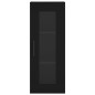 vidaXL Highboard Schwarz 34,5x34x180 cm Holzwerkstoff vidaXL Highboard Schwarz 34,5x34x180 cm Holzwerkstoff
