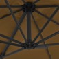 vidaXL Ampelschirm mit Stahlmast Taupe 250 x 250 cm vidaXL Ampelschirm mit Stahlmast Taupe 250 x 250 cm