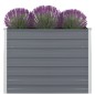 vidaXL Hochbeet 100 x 100 x 77 cm Verzinkter Stahl Grau vidaXL Hochbeet 100 x 100 x 77 cm Verzinkter Stahl Grau