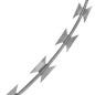 BTO-22 Ziehharmonika-NATO-Draht mit Klemmen Verzinkter Stahl 60 m BTO-22 Ziehharmonika-NATO-Draht mit Klemmen Verzinkter Stahl 60 m