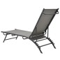 Sonnenliegen 2 Stk. Textilene und Stahl Sonnenliegen 2 Stk. Textilene und Stahl